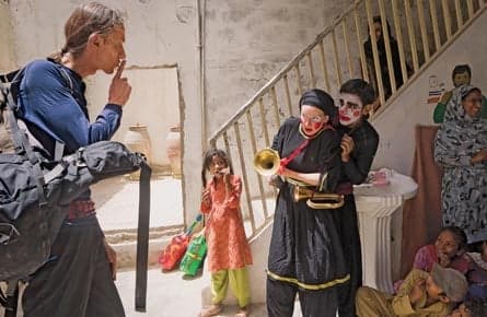 'Social circus' takes caravan from Kabul to Istanbul
