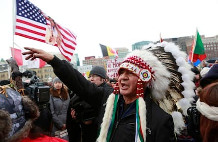 Idle No More Ottawa protest