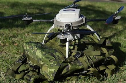 Military drones put to good use