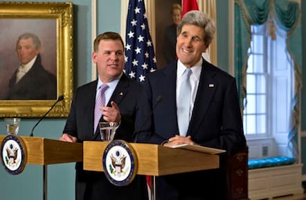 John Kerry on John Baird, Keystone XL and hockey
