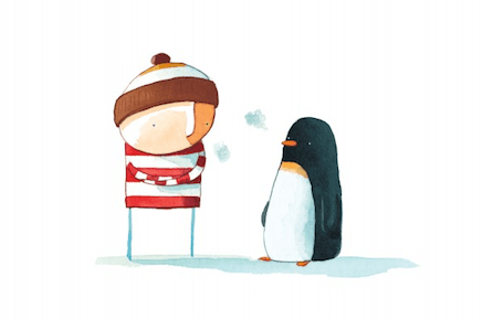 The march of his penguin
