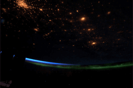 Hadfield on Earth Hour: 'When we turn our lights down, nature lights up the sky'