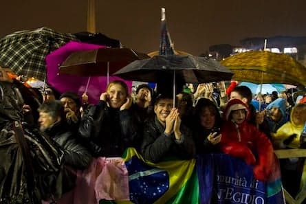 Photo gallery: front and centre in St. Peter's square during the big papal reveal