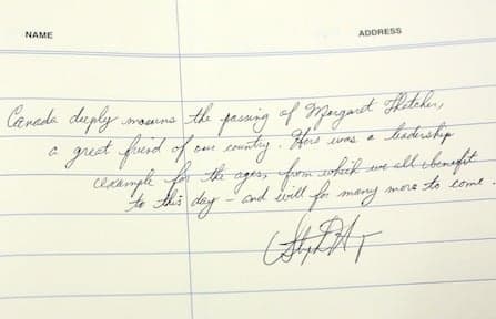 What does our prime minister's handwriting say about the man?
