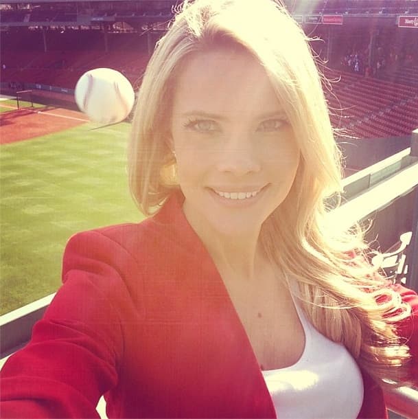 Reporter Kelly Nash nearly hit with baseball in 'most dangerous selfie ever'