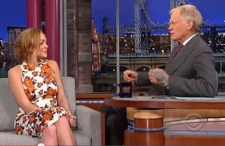 Lindsay Lohan tells Letterman rehab will be 'a blessing'