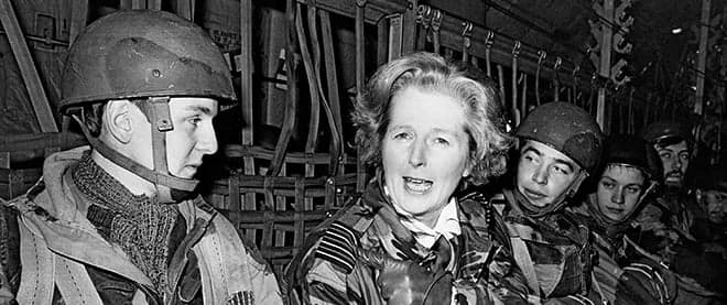 Margaret Thatcher—the walking personification of true grit