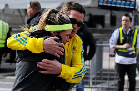 Boston Marathon: Photos from the aftermath of downtown explosions