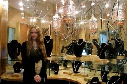 Franny Strathern, 24, makes jewellery