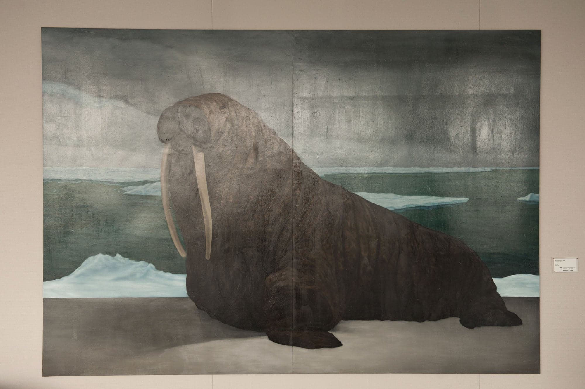 And now for some cool art: Canada's Arctic room in DC