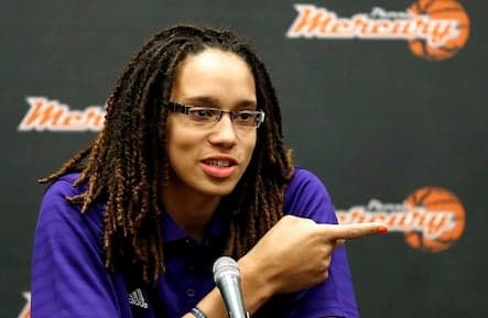 WNBA rookie Brittney Griner dunks twice in debut with Phoenix Mercury
