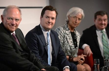 At London conference, Flaherty finds Europeans have someone else on their minds