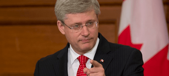 Stephen Harper's rallying cry