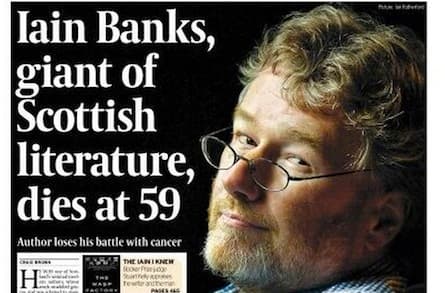 Remembering Iain Banks: 'Raise a toast for all the hours of delight'