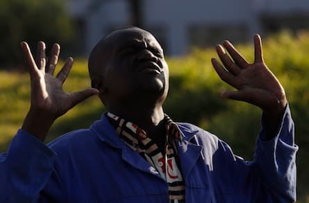 Praying for Nelson Mandela