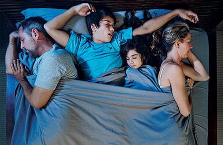 Co-sleeping and a battle for the bed