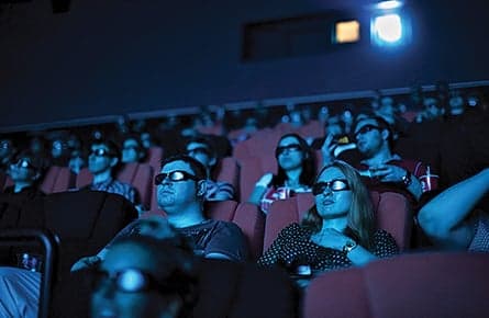 The pre-movie ads go on, and on...