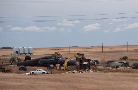 Who stands up for railways when oil spills off the tracks?