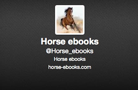 Horse_ebooks spam Twitter account is operated by a real person