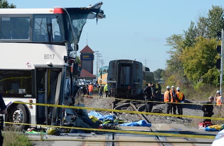 MAP: Via Rail collisions and derailments since 1991