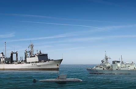 Canada's navy blues