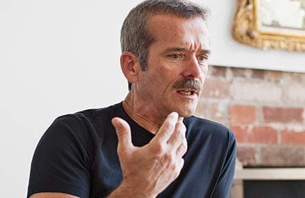 Chris Hadfield on the view from above and his fear of heights