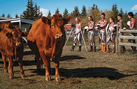 Canada’s luge team settles a beef and Edward Snowden adjusts to Russia
