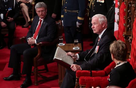 Stephen Harper asks the GG to read him a bedtime story