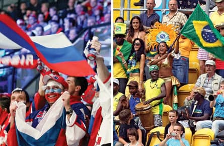 A sport nut's dream: Sochi's Olympics vs. Brazil's World Cup