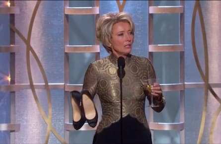 For The Win: Emma Thompson at the Golden Globes