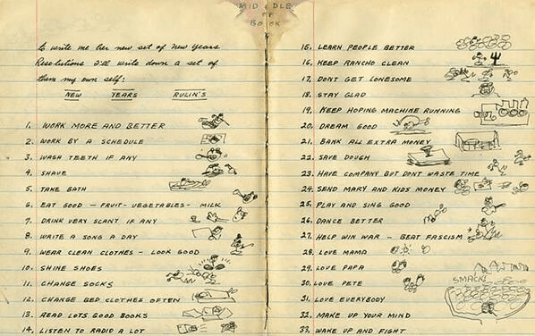 New Year's resolution: 'Be more like Woody Guthrie'