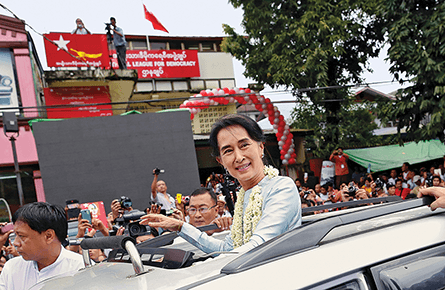 Aung San Suu Kyi's fall