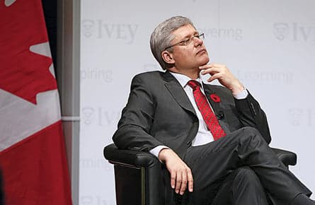 Stephen Harper has no reason to quit while he's ahead