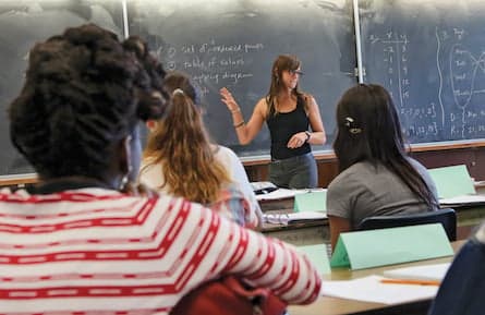 Canadian students have more math class, lower test scores