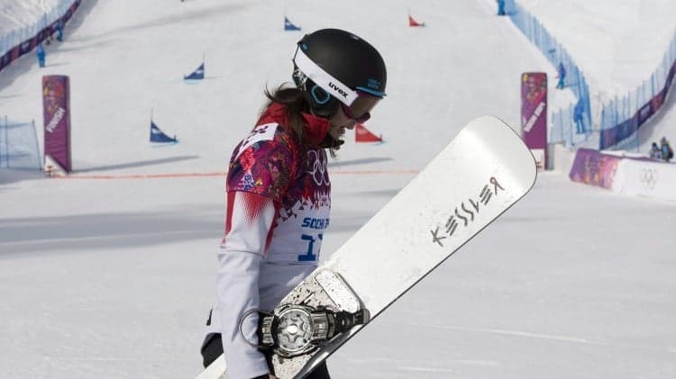 Early elimination in snowboard slalom