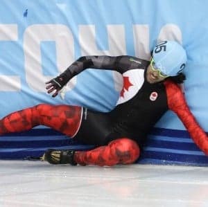 Sochi, while you were sleeping: Charles Hamelin falls out