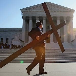 The law, the Lord and one giant cross to bear