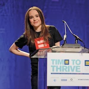 Ellen Page comes out and Bode Miller breaks down in tears