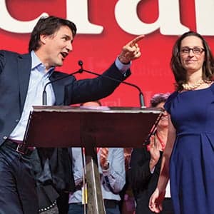 Justin Trudeau’s choppy waters