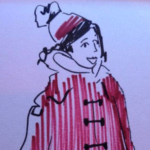 We sent a sketch artist to cover the opening ceremonies