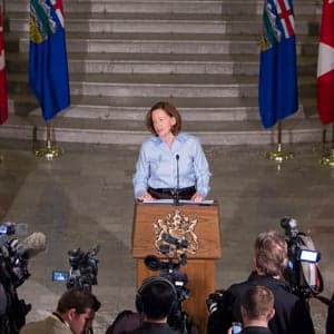 Flying on your own, the Alberta Conservative way