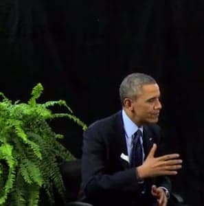 Barack Obama appears on Between Two Ferns