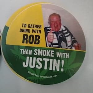 Video: Tory buttons a hit at Manning Conference