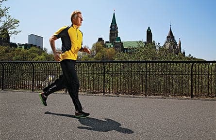 In training with Maxime Bernier