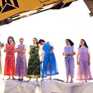 Photos from the Green Acres Hutterite colony