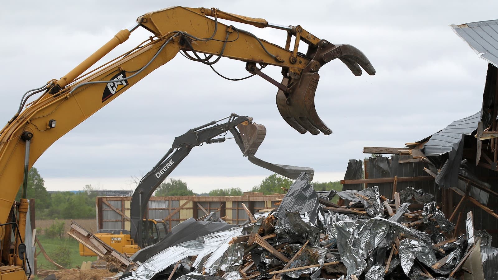 Demolition has started on Frank Meyers’s historic farm