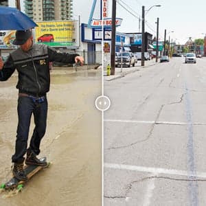 Alberta flood: Then and now