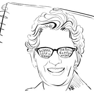 Ontario votes: We sent a sketch artist to cover the political circus