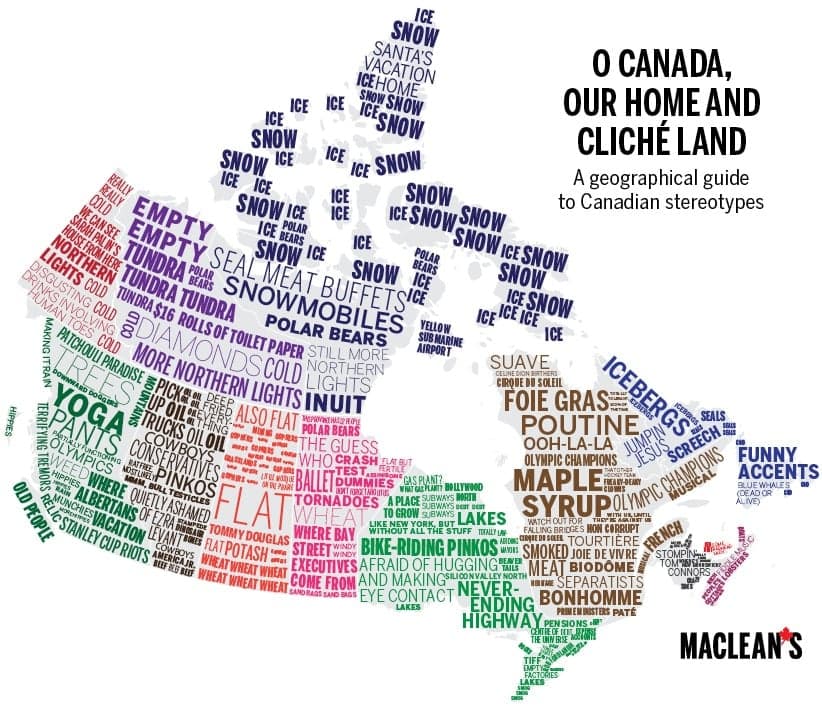 22 maps of Canada as you've never seen it before