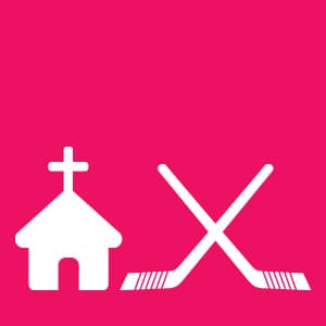 Church tweets vs. hockey tweets